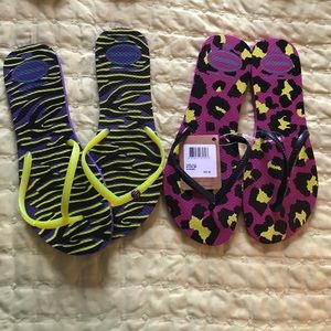 Two Pairs of HAVAIANAS FLIP FLOPS